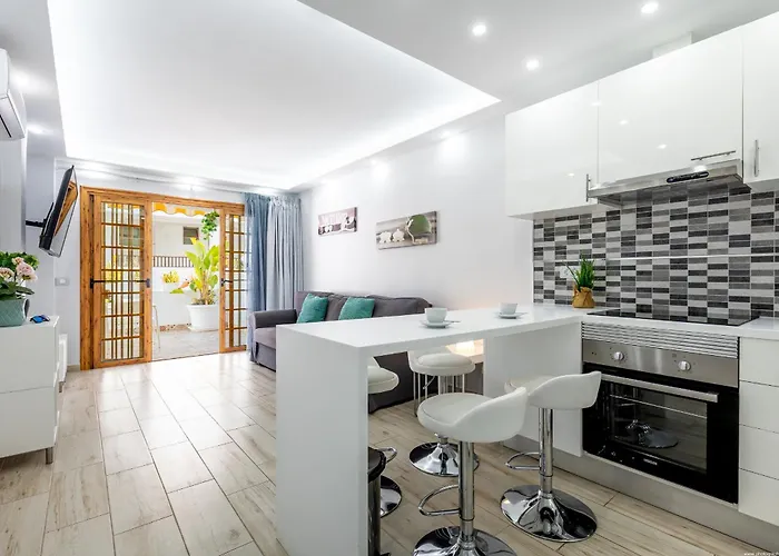 Lägenhet 613 Garden City, Heated Pool, Ac And Wifi Costa Adeje (Tenerife)